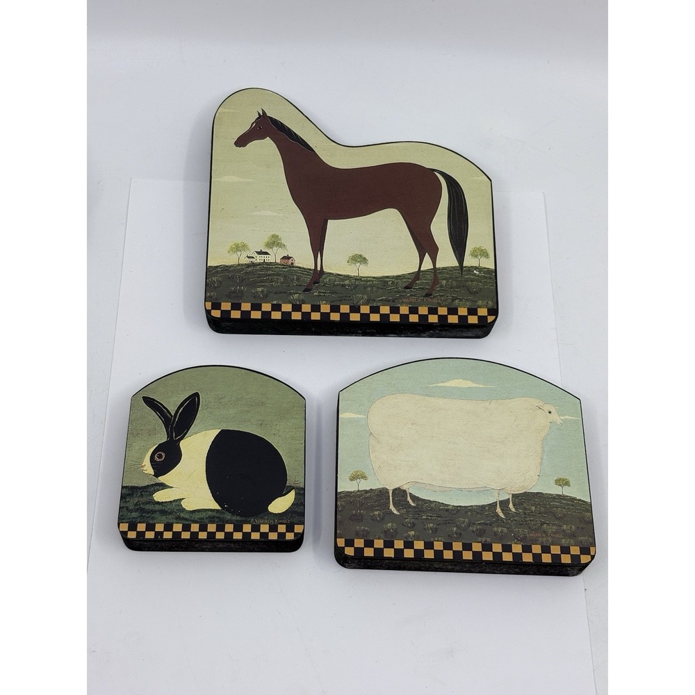 Warren Kimble Flats Collection - Wood Flat Farmhouse Decor Read*
